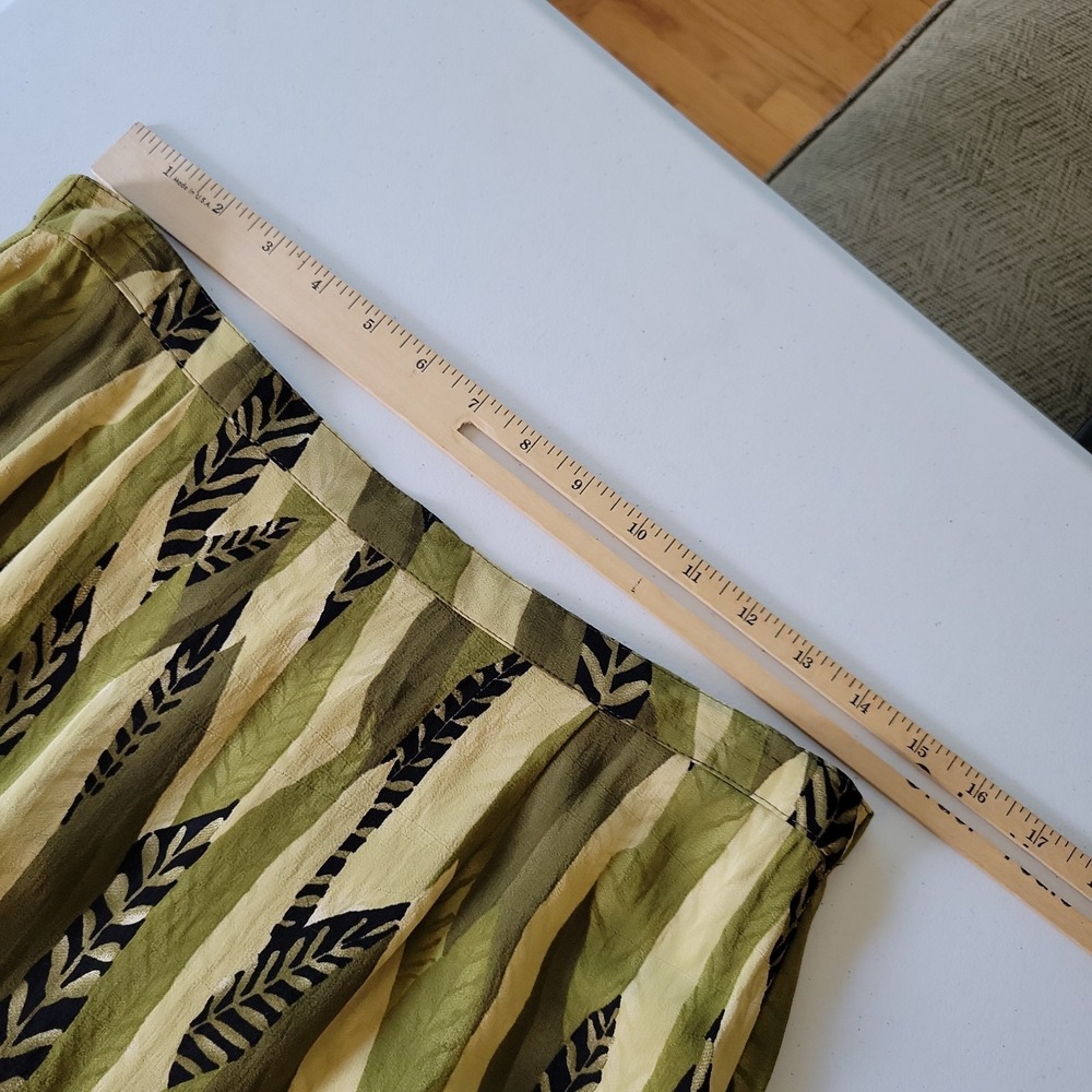 California Krush Midi Straight Skirt Large Zebra Print Pull On Boho Maximalist - Picture 6 of 10